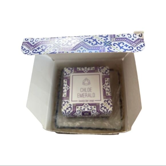 Chloe Emerald Emery Soap Dish Set • NIB - Picture 3 of 4